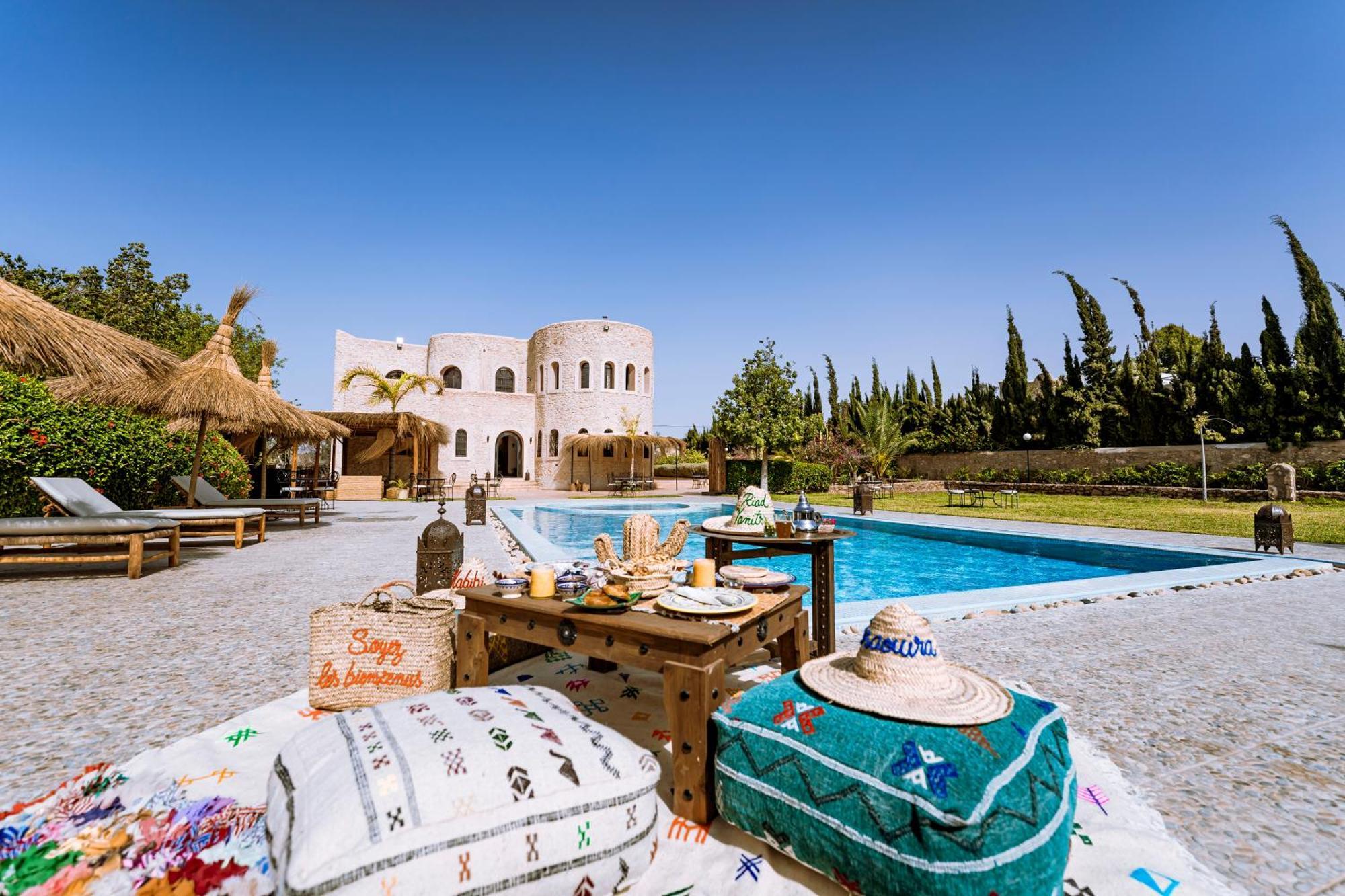Riad Yanitri Piscine Chauffee 索维拉 外观 照片