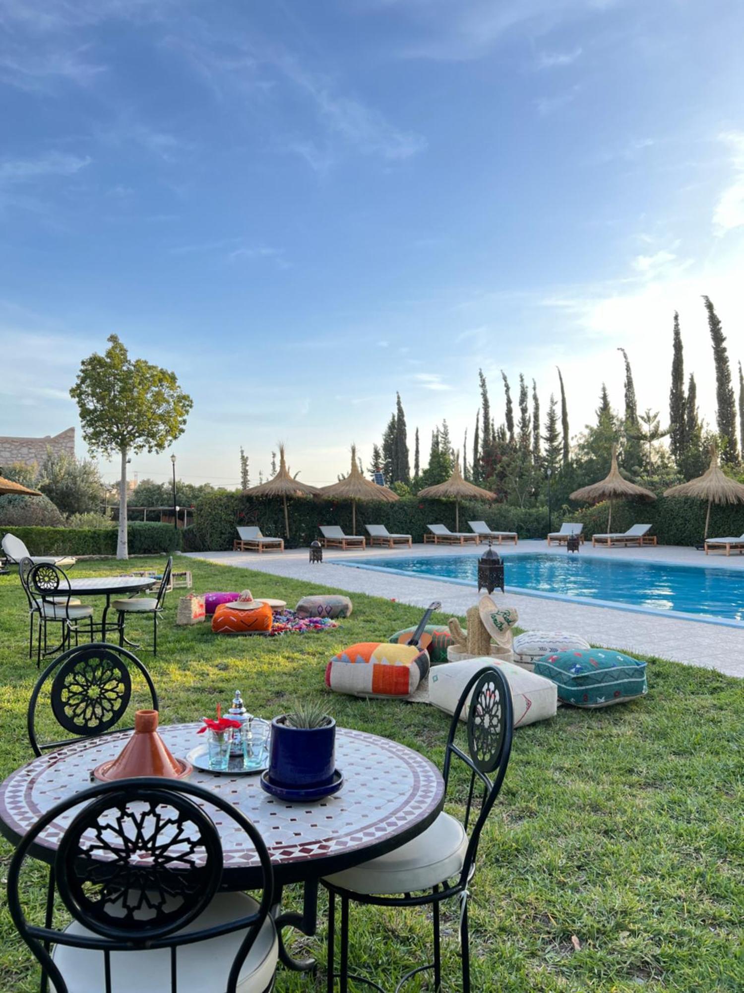 Riad Yanitri Piscine Chauffee 索维拉 外观 照片