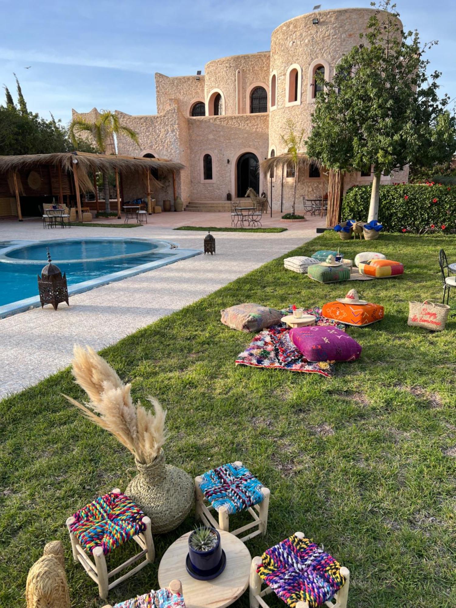 Riad Yanitri Piscine Chauffee 索维拉 外观 照片